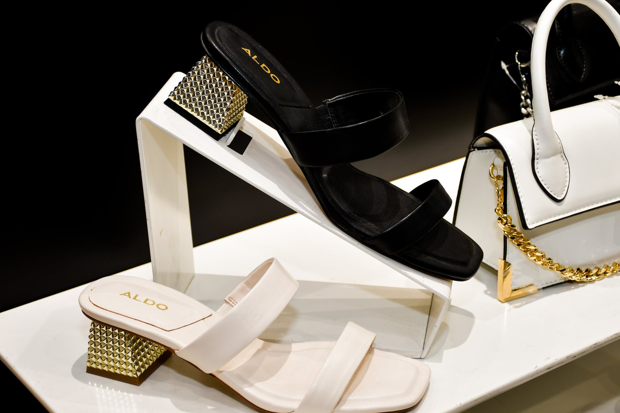 Aldo shoes on display